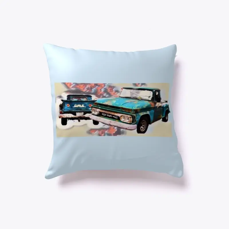 1963 gmc pillow